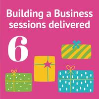 6th day of christmas graphic with presents