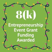 8th day of christmas graphic with string lights