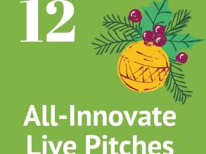 12th day of christmas graphic with a christmas bauble